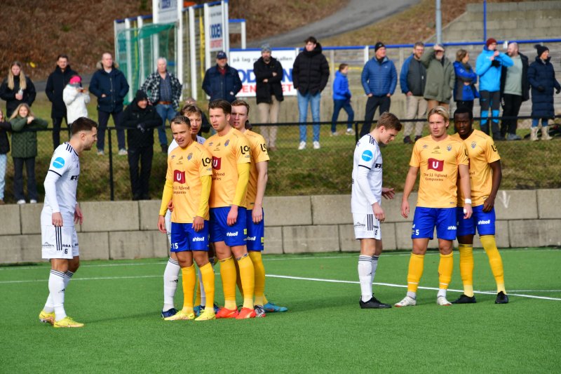 Her er Jervspillerne i aksjon under helgas kamp. Foto: Jan Skaregrøm.